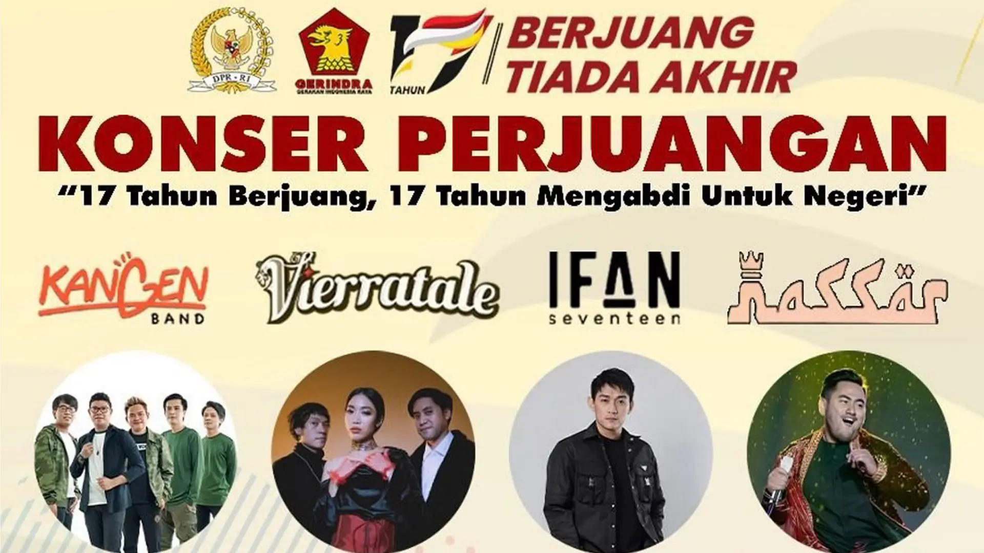 KONSER PERJUANGAN HUT 17th PARTAI GERINDRA